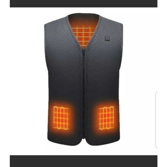 Heated Vest Warm Smart Electric USB Jacket Men Women Heating Thermal Medium - Picture 1 of 11